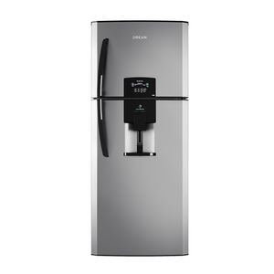 Heladera con freezer Drean No Frost 373L Con dispender HDR380N12M Gris