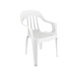 Silla plástica Gardenlife Pasadena Blanca F860000