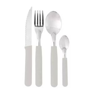 Set de cubiertos Carol 24 piezas Tiza 42224