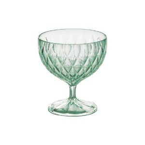 Copa Postre acrílico Carol 350Ml. Glamour verde 5317-14250