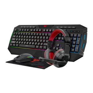 Teclado + Mouse + Auricular + Havit Pad HVKB-KB501CM-SP-BK