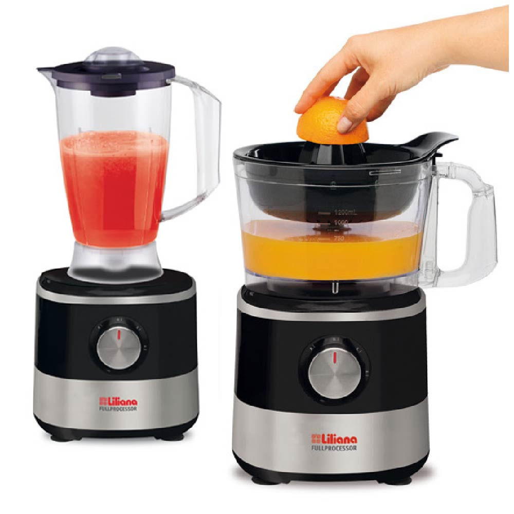 Procesadora Licuadora Liliana 750W AAM780 Negra Nuevas