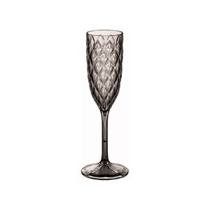 Copa Champagne acrílico 200Ml. Carol Glamour gris 5733-15804